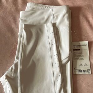 Athleta white workout leggings